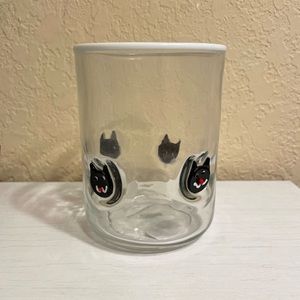 Anthropologie Harvest Black Cat Juice Glass